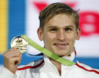 Radosław Kawęcki mistrzem świata na krótkim basenie trzeci raz z rzędu!