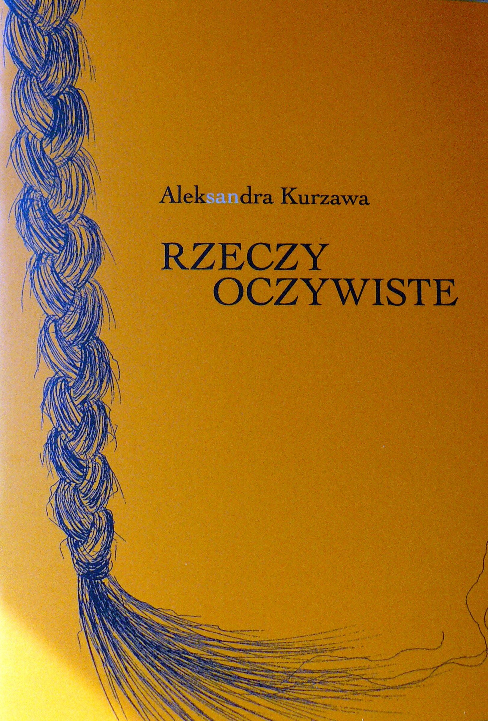 SPOTKANIE z absolwentką VII LO,poetką ALEKSANDRĄ KURZAWĄ I PROMOCJA TOMIKU "RZECZY OCZYWISTE"