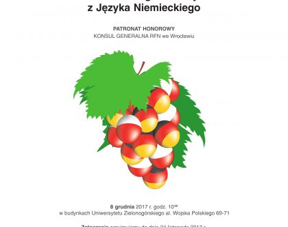 V OTWARTE DYKTANDO ZIELONOGÓRSKIE  Z JĘZYKA NIEMIECKIEGO