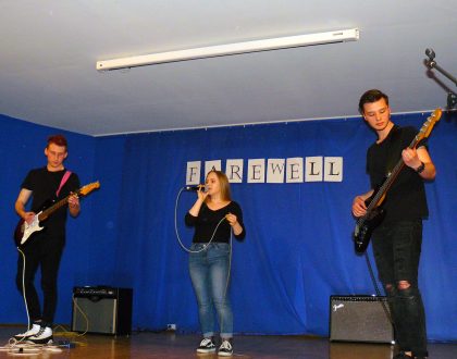 Pożegnalny koncert szkolnego zespołu muzycznego