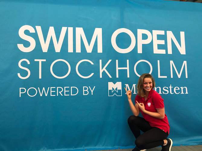 Swim Open Stockholm udane starty naszej pływaczki Julii Koluch.