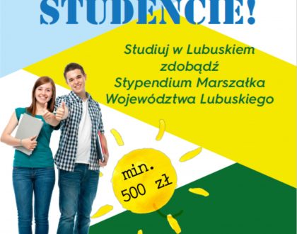 Pomoc materialna dla studentów studiów stacjonarnych wyższych uczelni z terenu województwa lubuskiego