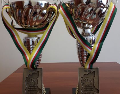 Pierwsze miejsce w finałach wojewódzkich Lubuskiej Olimpiady Młodzieży w Drużynowych Biegach Przełajowych