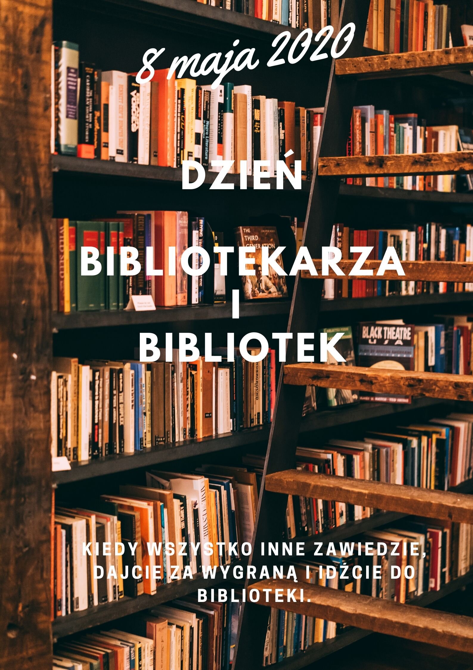 Dzień Bibliotekarza i Bibliotek - zaproszenie do zwiedzania.