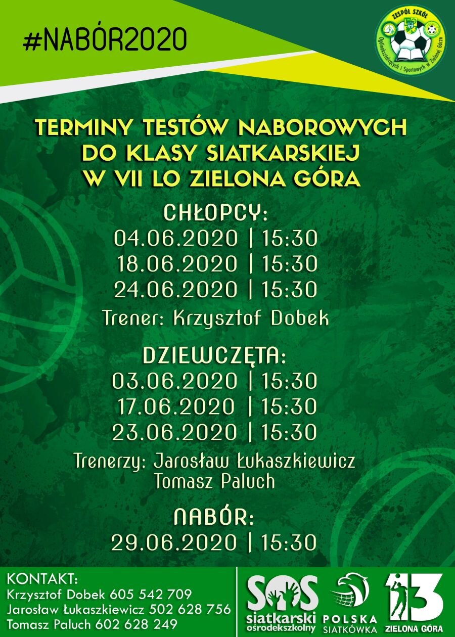 Nabór Piłka Siatkowka