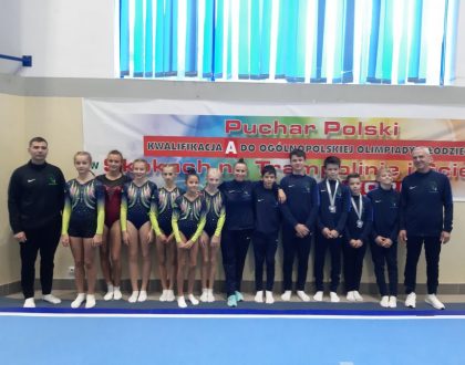 Pierwsze sukcesy naszych Trampolinistów w Pucharze Polski Juniora Młodszego