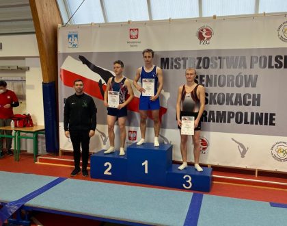 Kolejne sukcesy naszych trampolinistów na Mistrzostwach Polski Seniorów