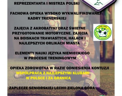 Akademia Piłkarska Macieja Murawskiego - Rekrutacja 2021/2022
