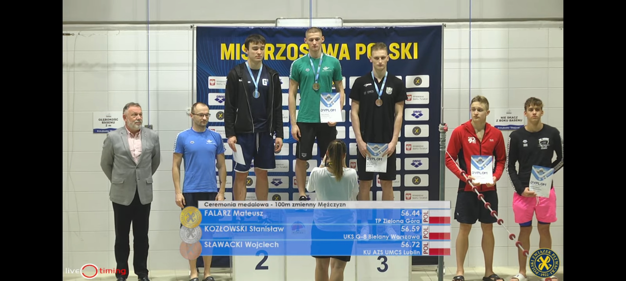 Zimowe Mistrzostwa Polski 16 latków w pływaniu - Gliwice 2021r.