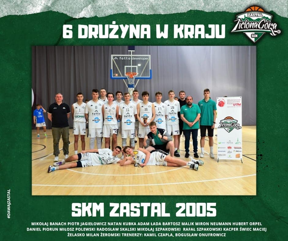 Mistrzostwa Polski Juniorów zakończone. Mistrzem Gdynia. Zastal Na Miejscu 6 !