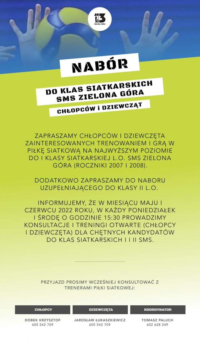 Piłka Siatkowa 2022/2023 - nabór