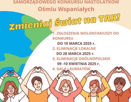 XXXI ogólnopolska edycja samorządowego konkursu nastolatków "OŚMIU WSPANIAŁYCH"